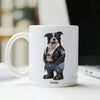 Custom Photo Cool Dog Cat Career Uniforms White Mug For Pet Lovers HA75 891952