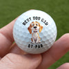 Personalized Best Dog Dad, Dog Mom By Par Golf Ball Gift For Golf Players HO82 900862