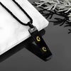 Custom Cat Eyes Photo Long Necklace For Cat Lover TH10 892859