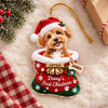 Personalized Pet First Christmas Acrylic Ornament, Holiday Keepsake for Pet Lovers LM32 670017