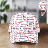Custom Name USA 250 Years Anniversary Semiquincentennial 1776–2026 Patriotic Classic Cap HO82 902206