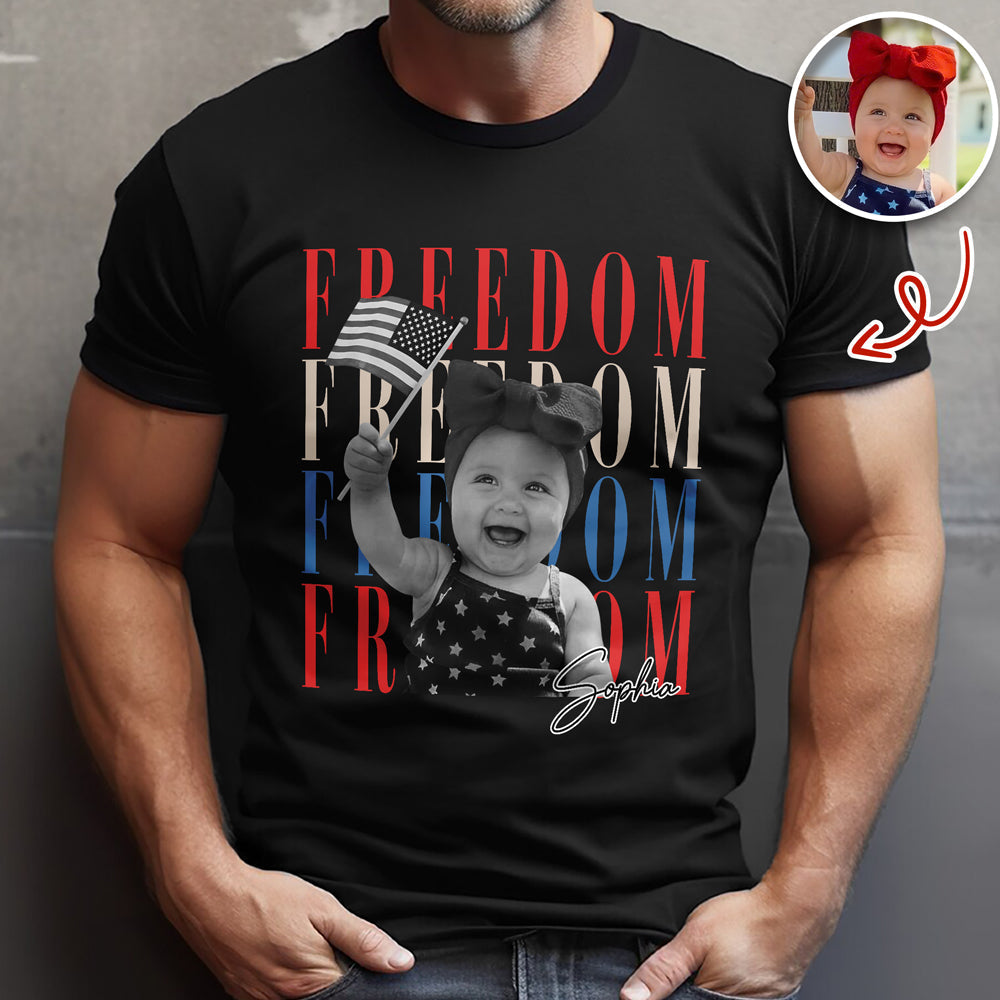 Custom Photo Freedom 250th Anniversary Comfort Shirt HO82 902730