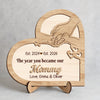 Personalized The Year You Became Our Mommy 2-Layered Wooden Plaque With Stand LM32 899621