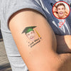 Custom Graduation Photo Look Who's Graduated Temporary Tattoos LM32 899751