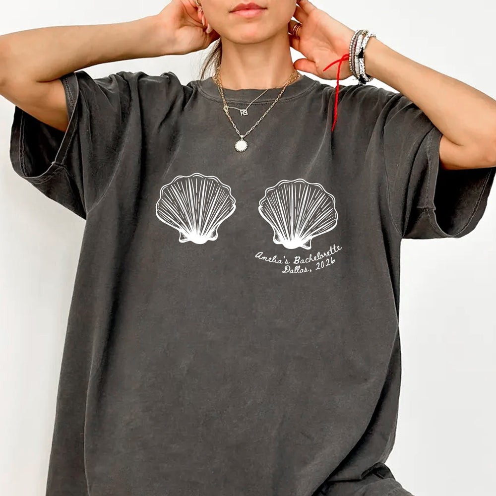 Personalized Name Coastal Bach Beach Bachelorette Party Comfort Shirt LM32 669493