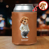 Custom Photo And Name Dog Cat Can Cooler Holder HA75 897592