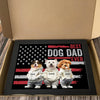 Custom Photo Best Dog Cat Dad Ever US Flag Picture Frame Father's Day Gift HA75 892076