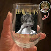 Custom Photo Look Who's Getting Married Wine Glass - Personalized Bachelorette Gift HO82 903200