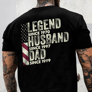 Personalized Legend Husband Dad Grandpa Back Shirt TH10 892937