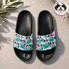 Custom Dog Photo Tropical Floral Summer Vibe Slide Sandals LM32 669119