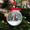 Custom Photo Together Is Our Favorite Place 3D Ball Ornament For Christmas TH10 896069