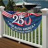 Custom Family Name 250th Anniversary God Bless America 1776-2026 HO82 902784