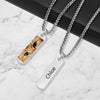 Custom Cat Eyes Photo Long Necklace For Cat Lover TH10 892859