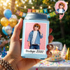 Custom Photo Vintage Year Birthday Can Cooler LM32 899931