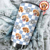Custom Face Best Dog Cat Dad, Mom Ever Fat Tumbler Gift For Pet Lovers CH07 911528