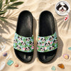 Custom Pet Face Hawaiian Slide Sandals Pet Lover Gift, Summer Vacation Sandals LM32 669121