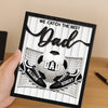 Personalized We Caught The Best Dad 2-Layered Wooden Plaque LM32 899977