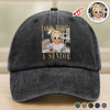 Custom Photo Look Who's A Senior Washed Denim Baseball Cap - Back To School Gift CH07 180318