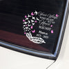 Your Wings Were Ready But My Heart Was Not Personalized Memorial Car Window Decal Sticker CH07 910212
