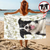 Custom Dog Cat Photo Beach Towel - Personalized Pet Lover Gift TH10 169613