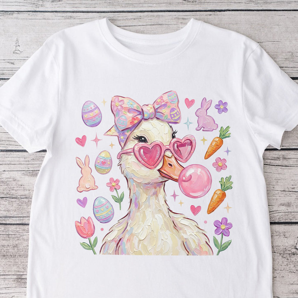 Preppy Easter Goose T-Shirt Coquette Christian Duck Shirt For Her CH07 910980