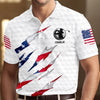 Personalized Golf Ball Pattern America Flag Polo Shirt Gift For Golfer, Golf Lovers HA75 898576