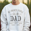Custom Kid Names My Favorite People Call Me Papa White Shirt Personalized Gift for Father’s Day HO82 902284