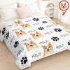 Custom Photo And Name On Quilt Blanket For Dog Lover LM32 897303