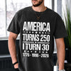 Personalized America Turns 250 1776-2026 Anniversary Comfort Shirt - Patriotic Gift For Family TH10 170075