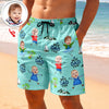 Custom Face Best Dad Ever Beach Shorts Gift For Father's Day CH07 911460
