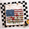American Flag Floral - Patriotic Wildflower USA Comfort Shirt for 4th of July CH07 910982