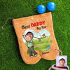 Personalized Best Dad By Par Golf Ball Bag Sack Father’s Day Gift HO82 902466