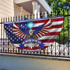 Custom Family One Nation Under God Non-Pleated Fan Flag TH10 896435