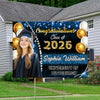 Custom Photo Congrats Class Of 2026 Graduation Balloons Yard Sign CH07 910706
