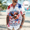 Custom Name American Pride Patriotic 250th Anniversary Eagle 1776–2026 Hawaii Shirt HO82 901212