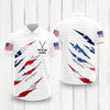 Personalized Golf Ball Pattern America Flag Polo Shirt Gift For Golfer, Golf Lovers HA75 898678