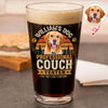 Personalized Professional Couch Tester Beer Glass Gift For Dog Lovers HO82 902446