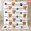 Custom Photo And Name On Quilt Blanket For Dog Lover LM32 897303