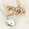 Custom Photo For Dog Lover Heart Locket Necklace TH10 894297