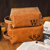 Personalized Name Engraved Men's Leather Toiletry Bag Gift For Dad, Husband, Boyfriend HO82 894214