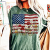 American Flag Floral - Patriotic Wildflower USA Comfort Shirt for 4th of July CH07 910982