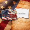 Custom Name USA 250th Anniversary 1776-2026 Acrylic Pin CH07 911036