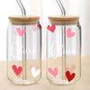 Custom Name Heart Glass Can With Lid Gift For Family TH10 896905