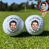 I’m Not Lost I’m Hiding Personalized Face Funny Golf Balls for Dad, Husband CH07 911228