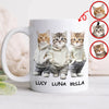 Custom Photo And Name Cat White Mug For Cat Pet Lovers HA75 897598