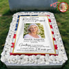 Personalized In Loving Memory Grave Blanket for Loss of Loved Ones in Heaven LM32 897513