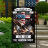 Personalized 250 Years of Freedom, 1776 - 2026 Eagle Patriotic Garden Flag HO82 901280