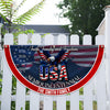 Custom Family Name Faith, Family & Freedom America 250 Years Patriotic Non-pleated Fan Flag HO82 901314