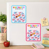Custom Preschool Teacher Magnet, Personalized Classroom Keepsake with Student Names, Back to School Gift TH10 170419