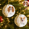 Custom Dog Photo Resin Ornament, Personalized Pet Keepsake, Christmas Gift for Dog Lovers CH07 180562